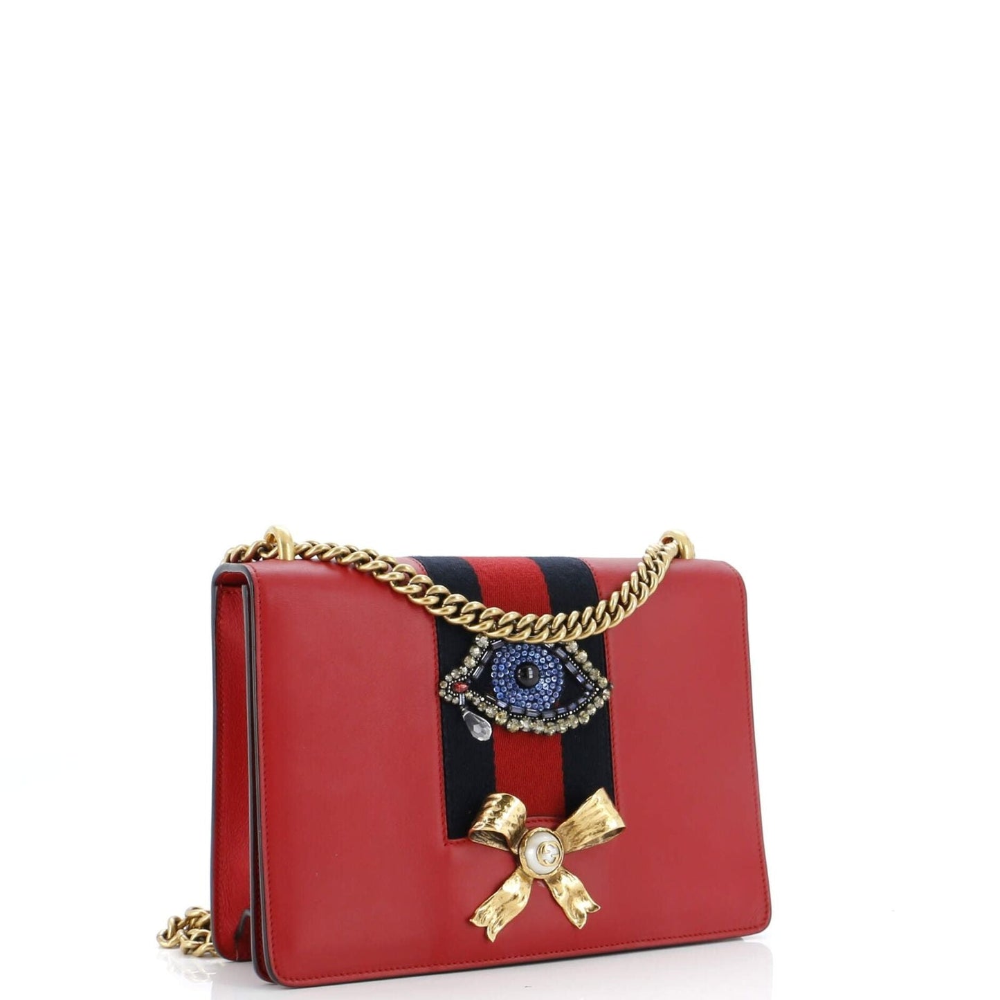 Gucci Chain Leather Shoulder Bag