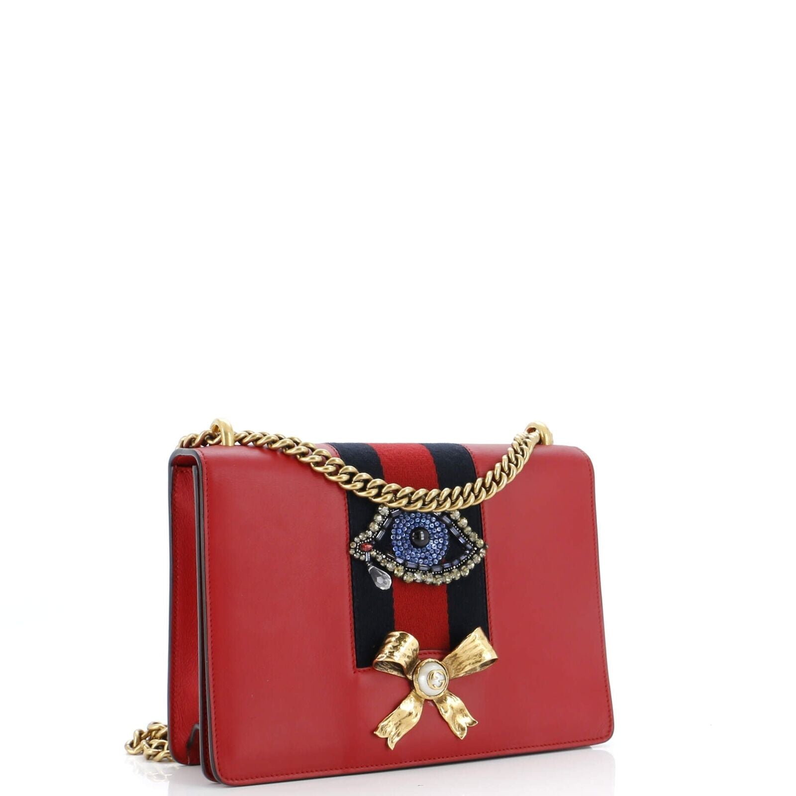 Gucci Chain Leather Shoulder Bag