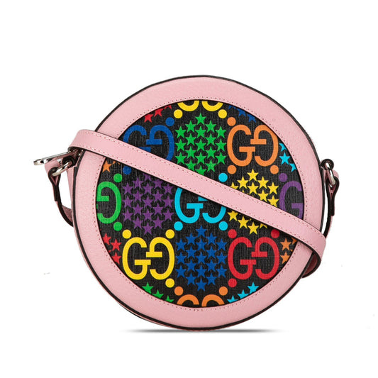 Gucci Monogram Leather Canvas Crossbody