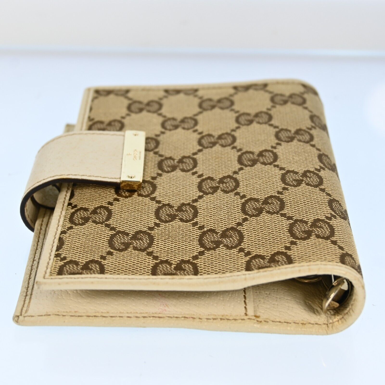 Gucci Lou Leather Canvas Handbag