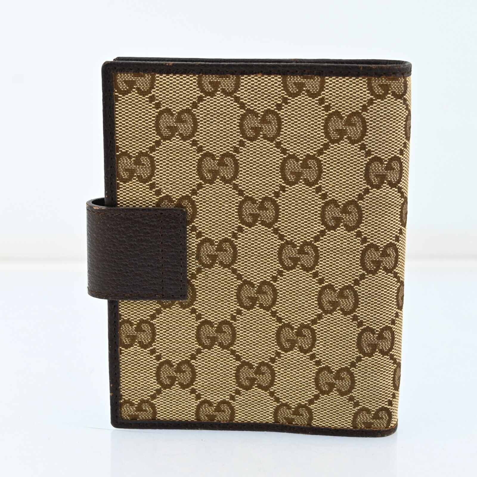 Gucci Leather Canvas Handbag