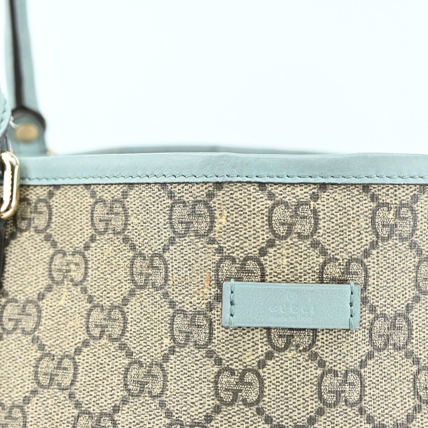 Gucci Monogram Leather Tote