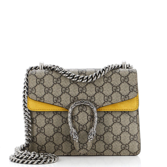 Gucci Monogram Chain Leather Shoulder Bag