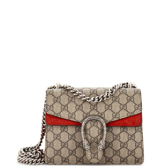 Gucci Lou Monogram Chain Mini Crossbody