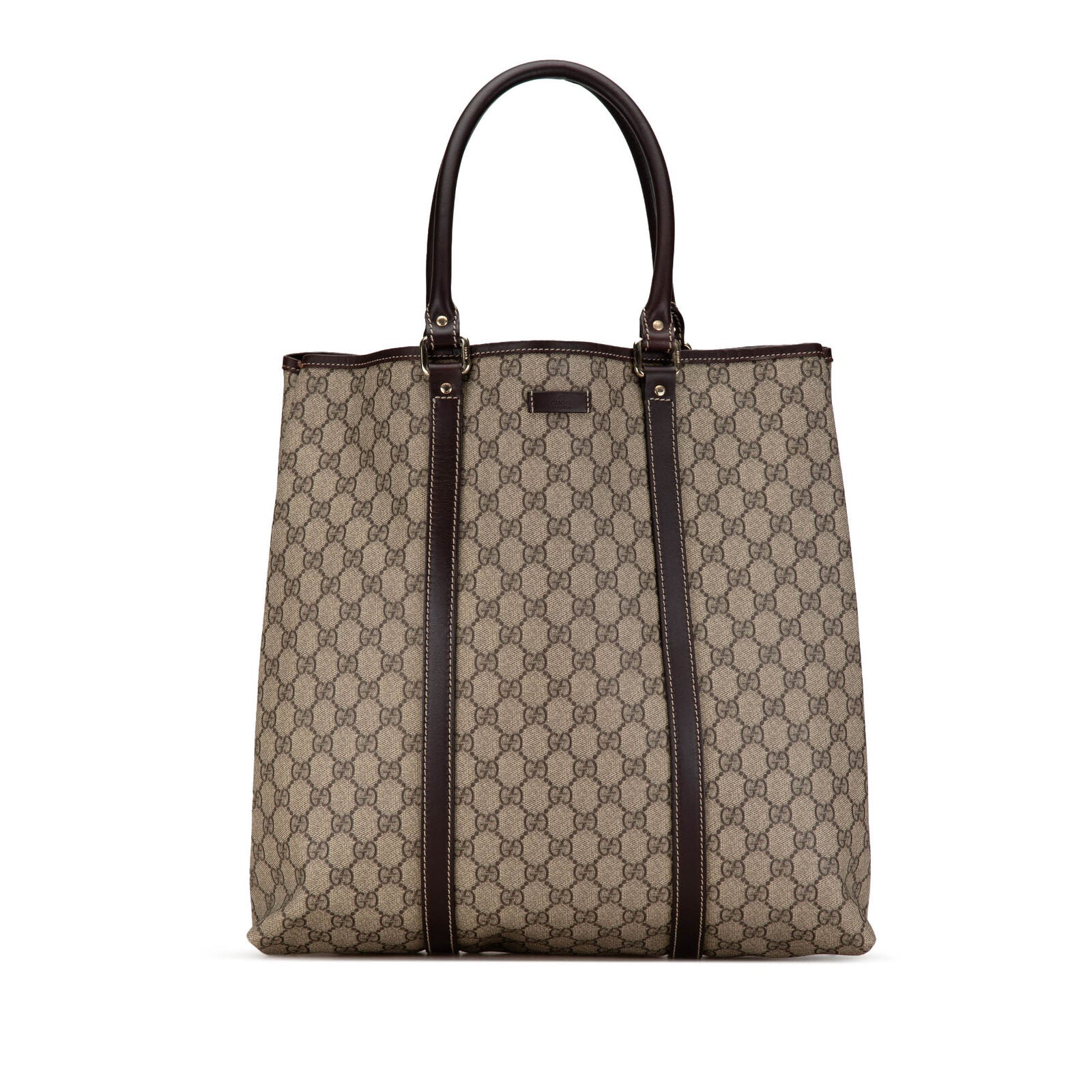 Gucci Leather Canvas Tote
