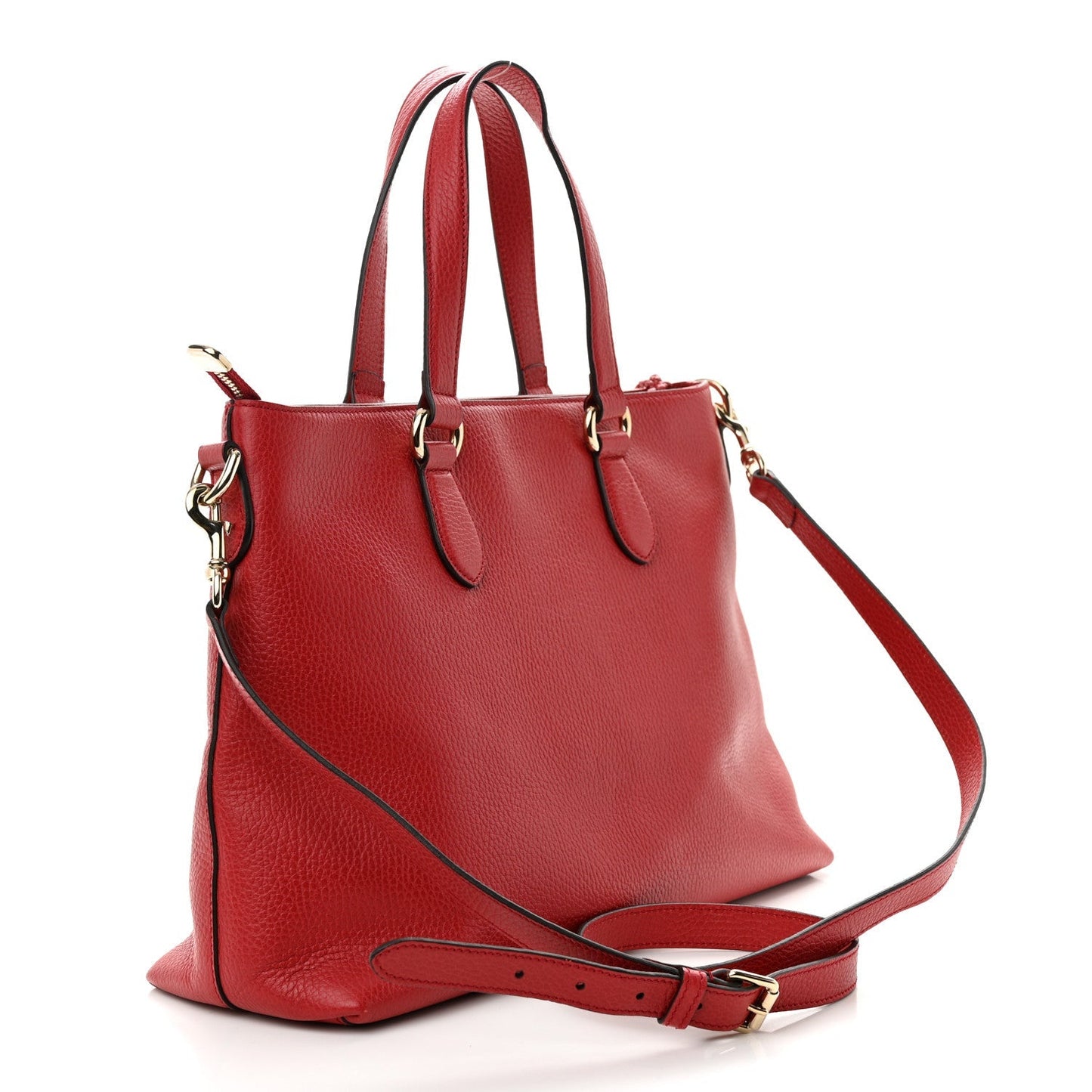 Gucci Leather Top Handle Tote