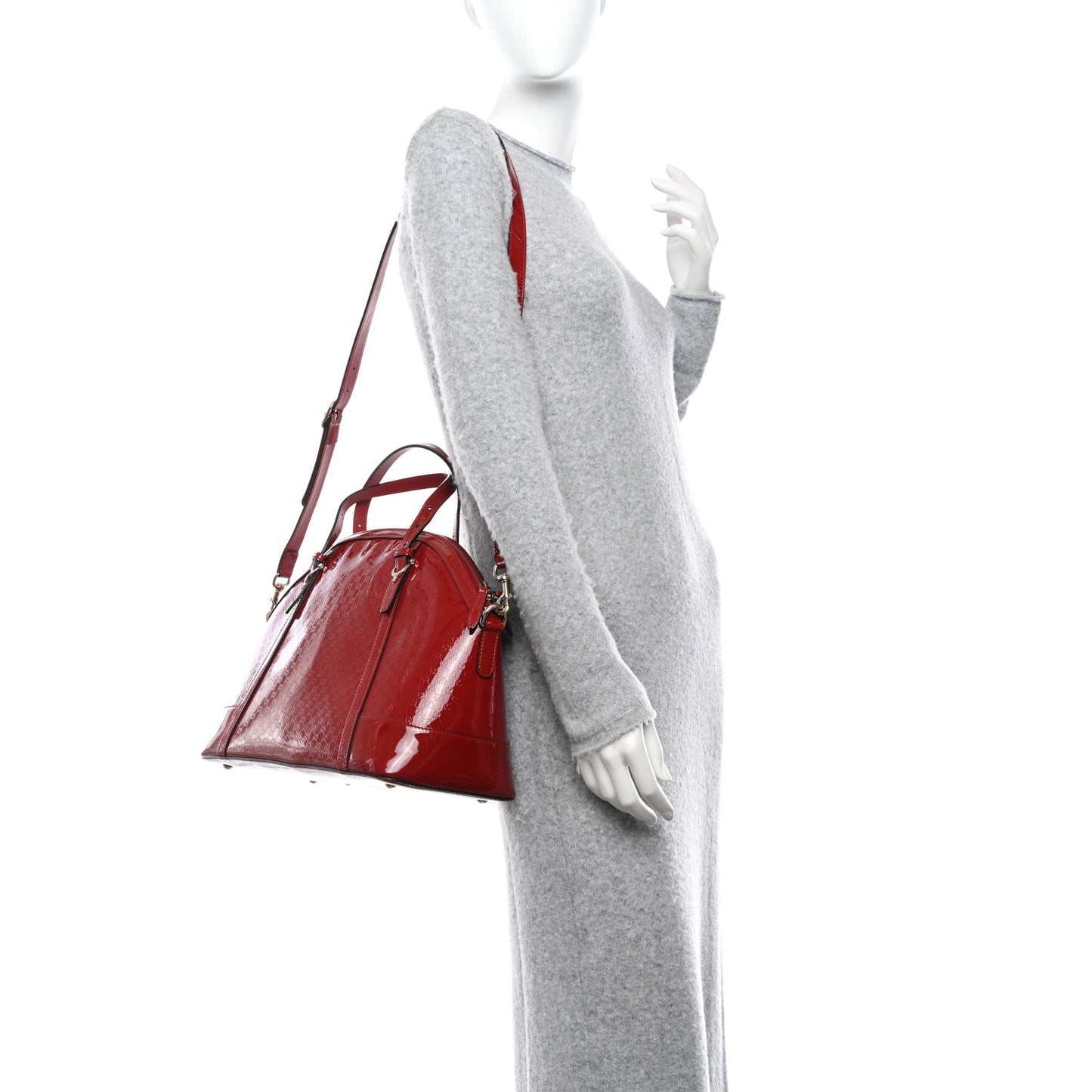 Gucci Leather Top Handle Shoulder Bag