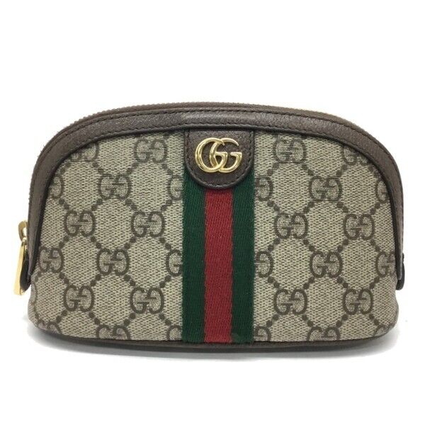 Gucci Monogram Canvas Clutch