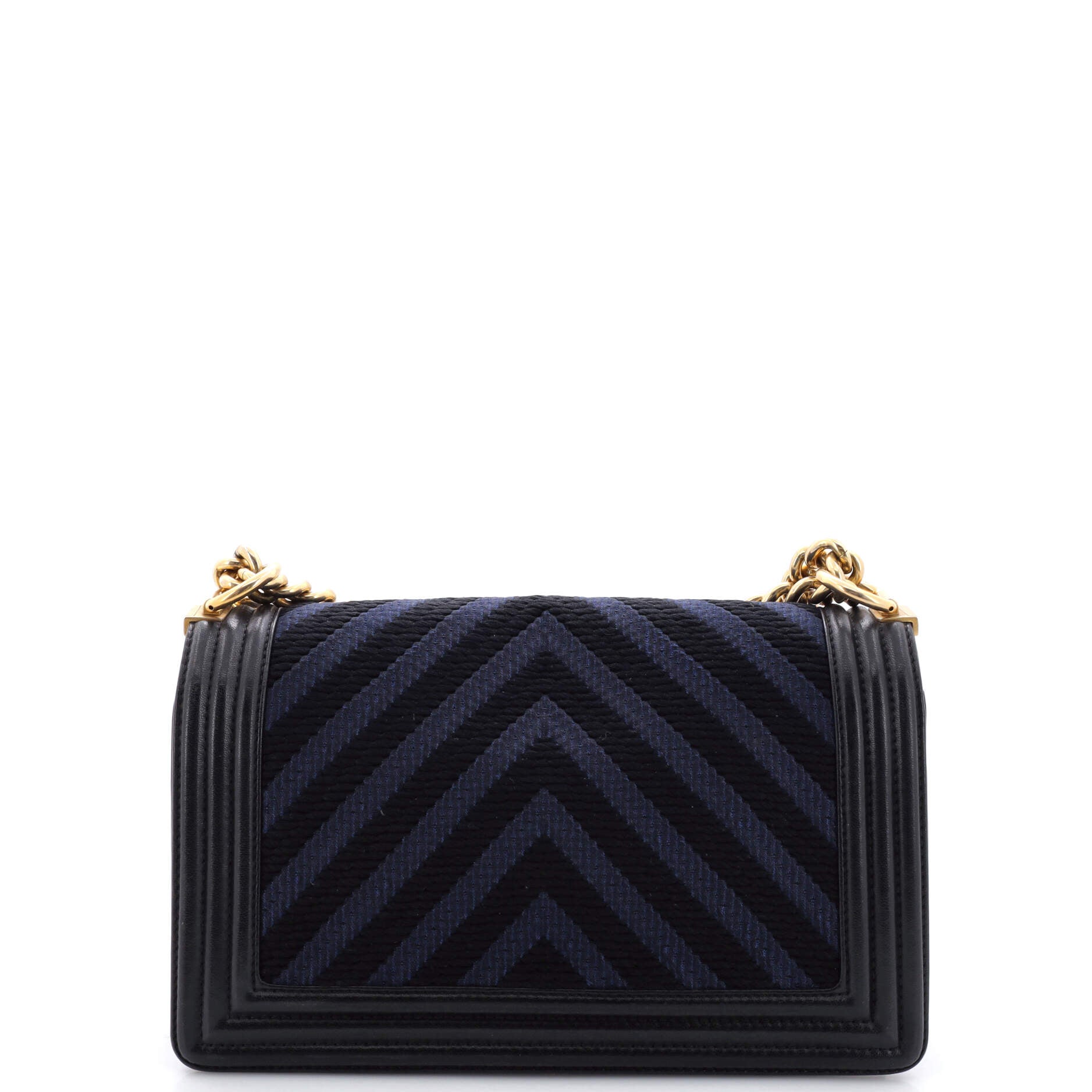 Chanel Boy Flap Bag Braided Chevron