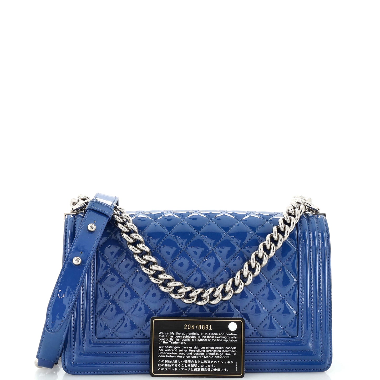 Chanel Boy Flap Bag Quilted Plexiglass