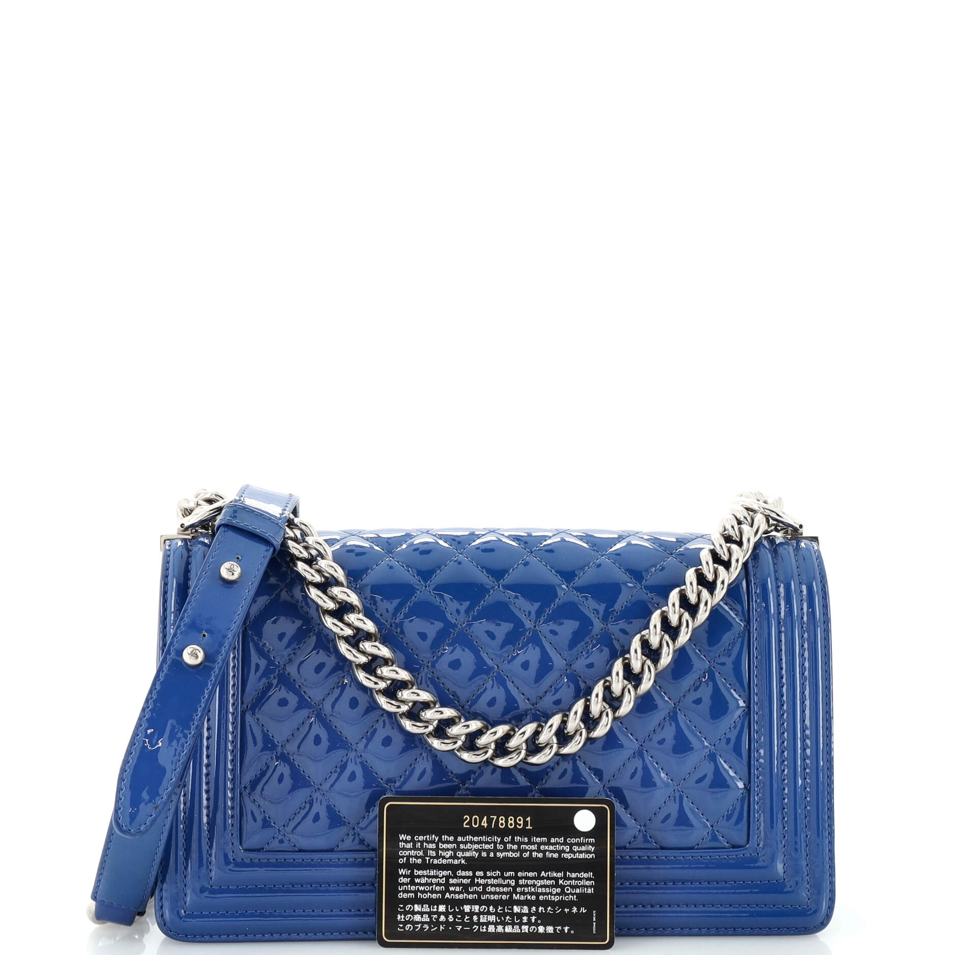 Chanel Boy Flap Bag Quilted Plexiglass