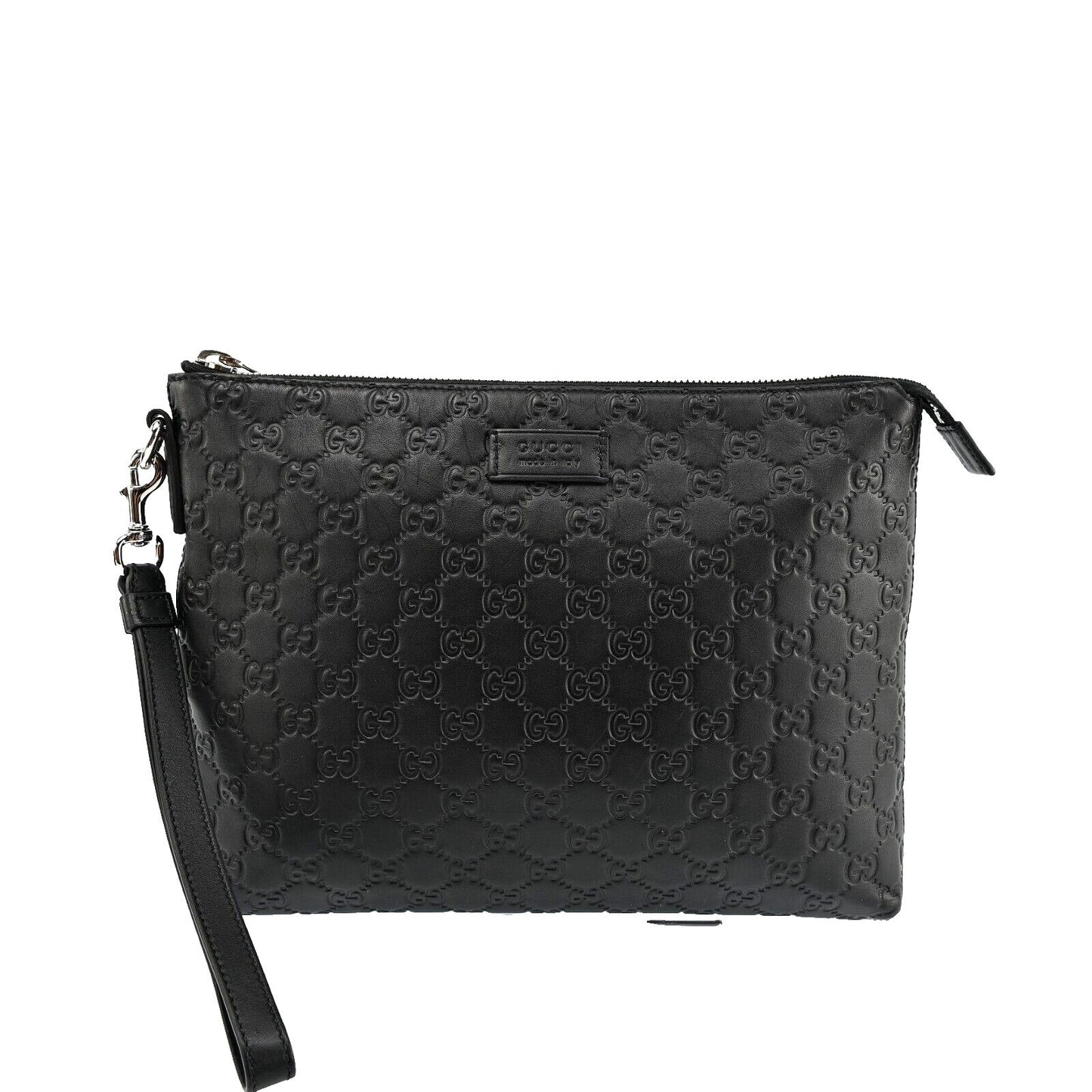 Gucci Monogram Leather Clutch