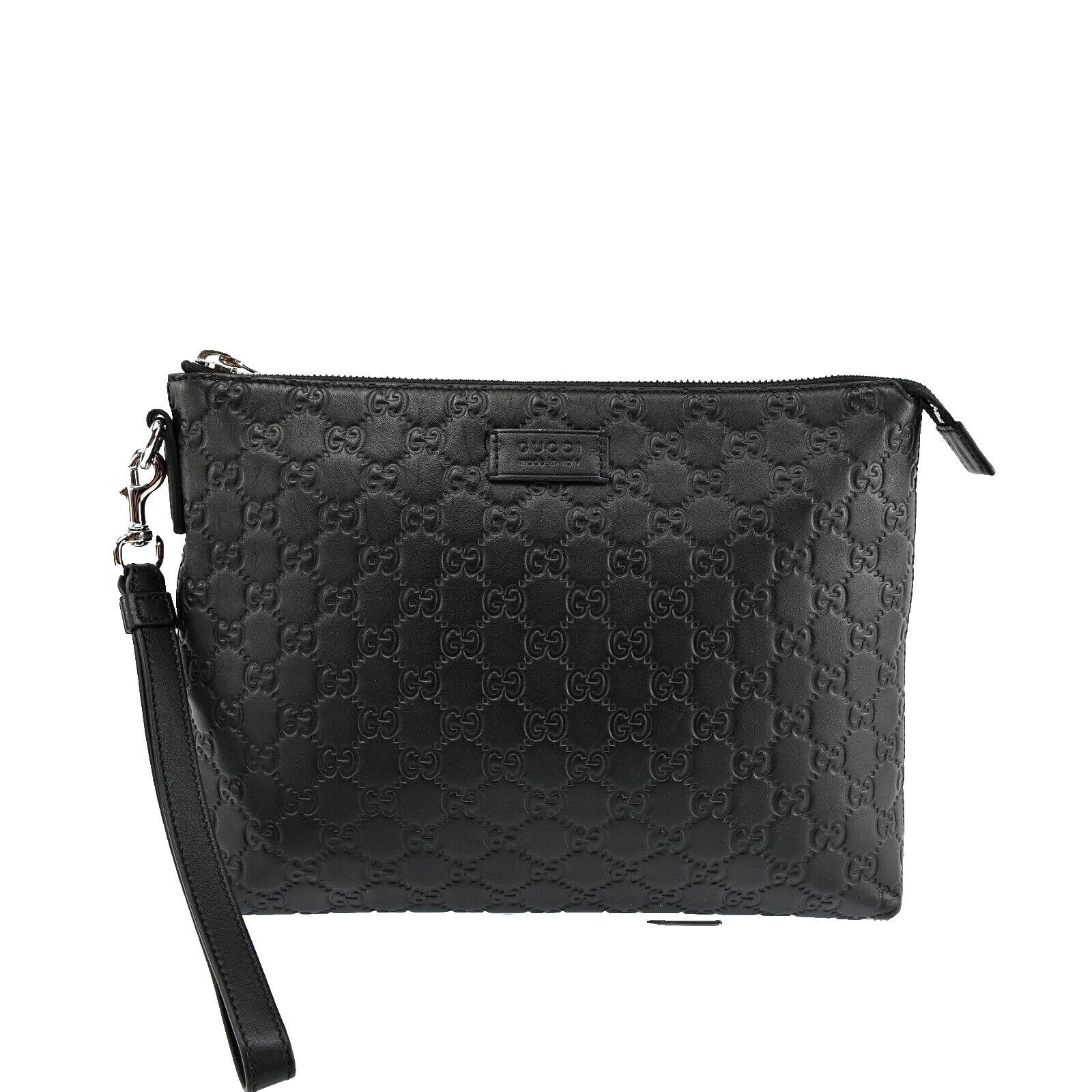 Gucci Monogram Leather Clutch
