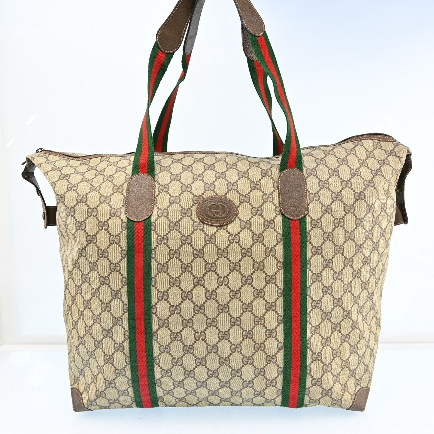 Gucci Lou Leather Top Handle Clutch