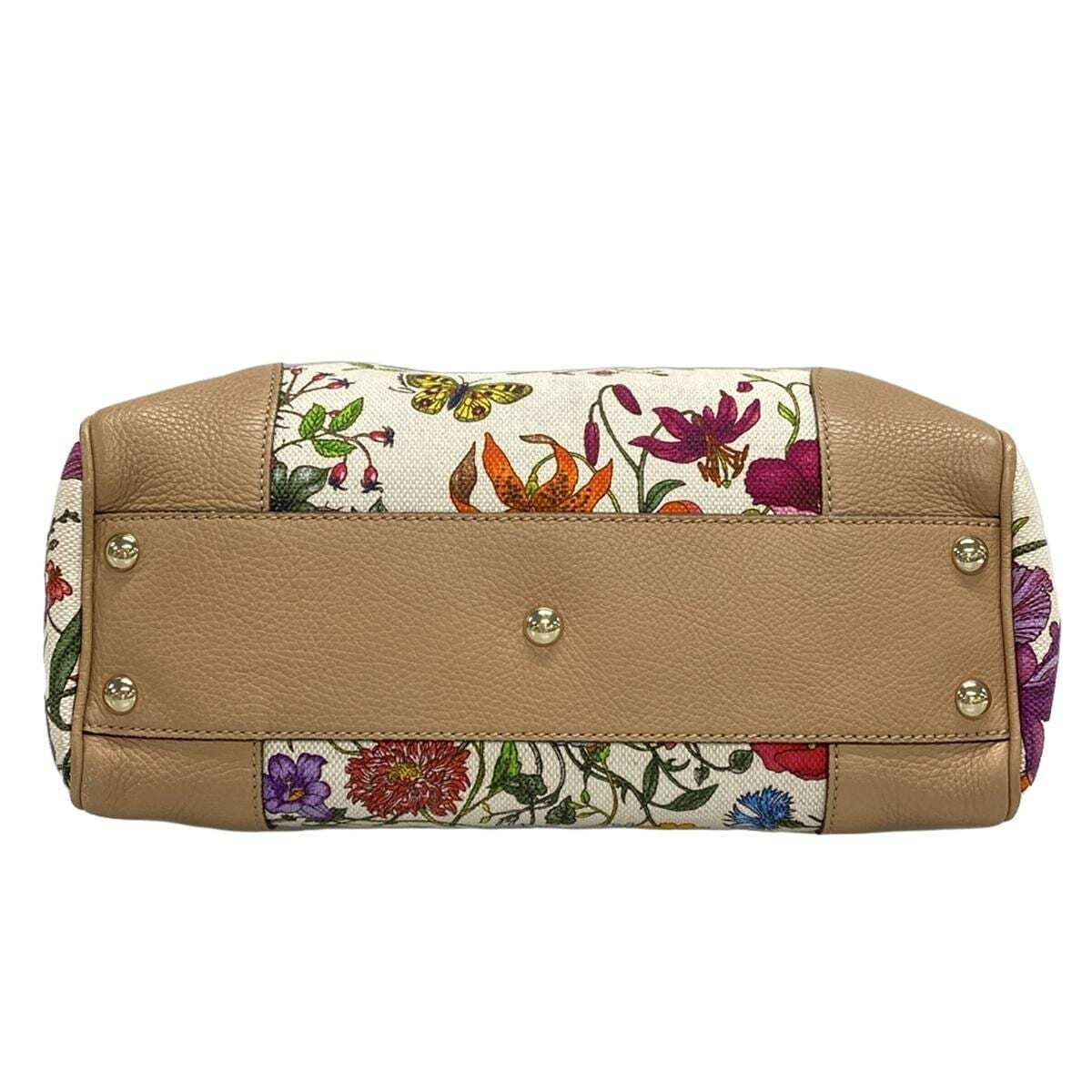 Gucci Leather Canvas Tote