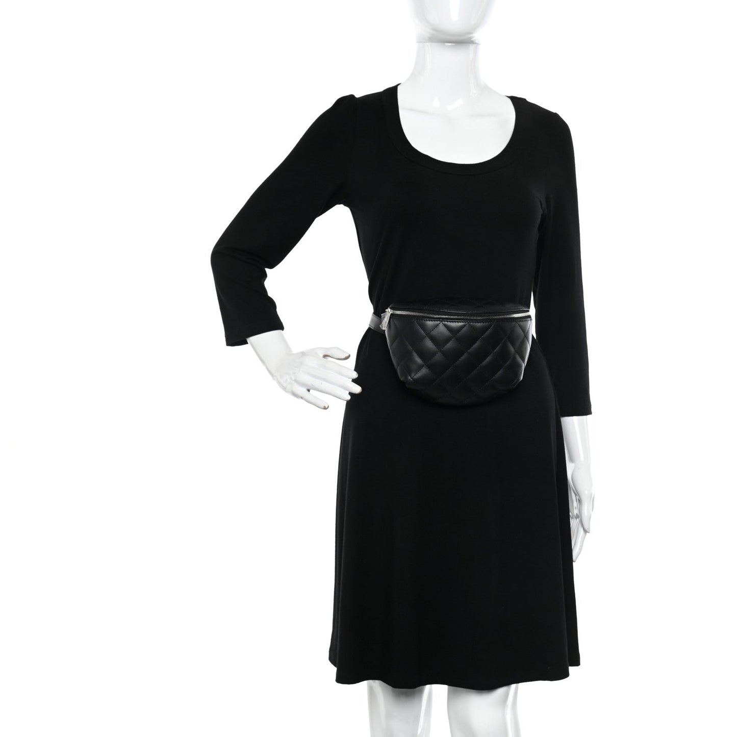 Chanel Calfskin Quilted Waist Belt Bag