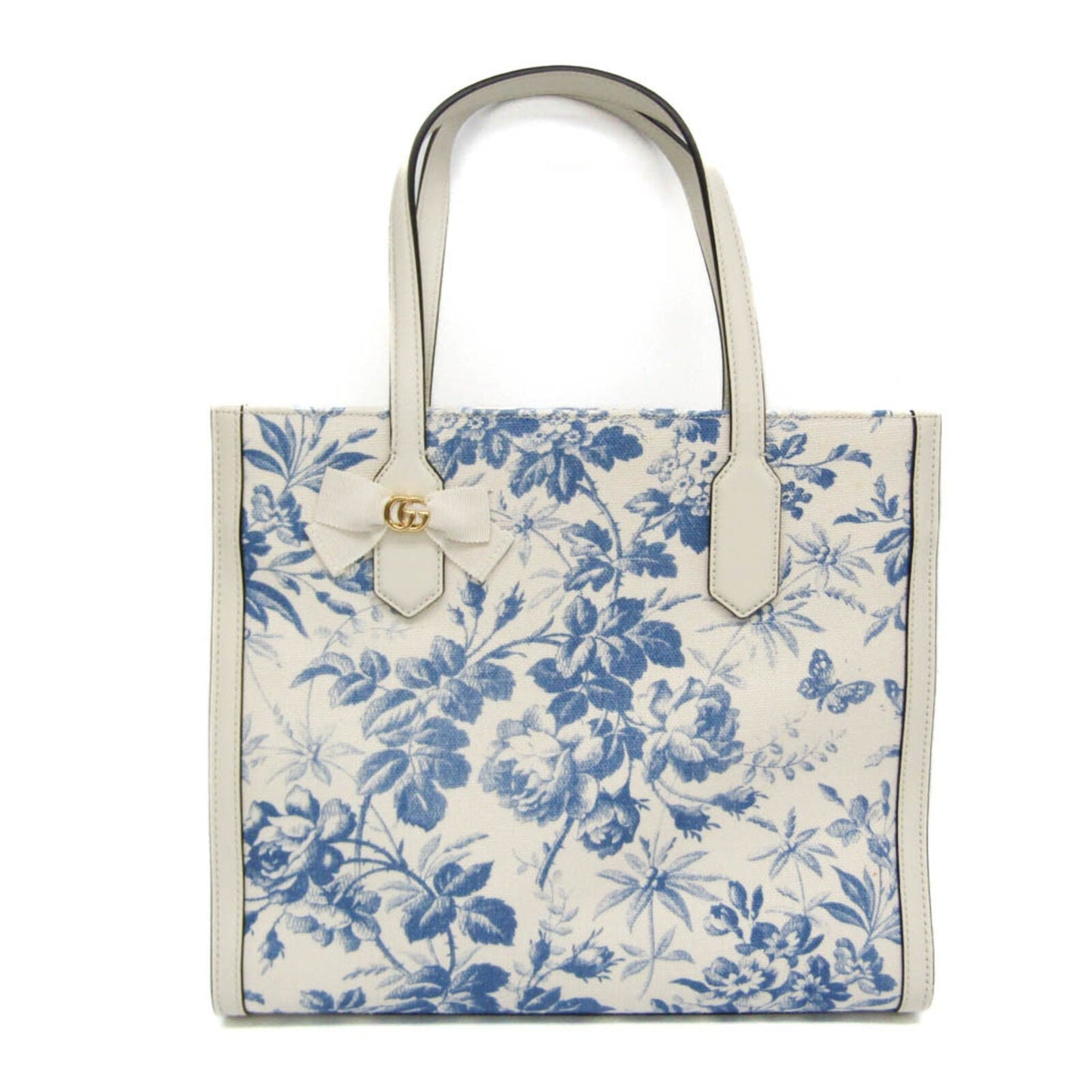 Gucci Leather Canvas Tote