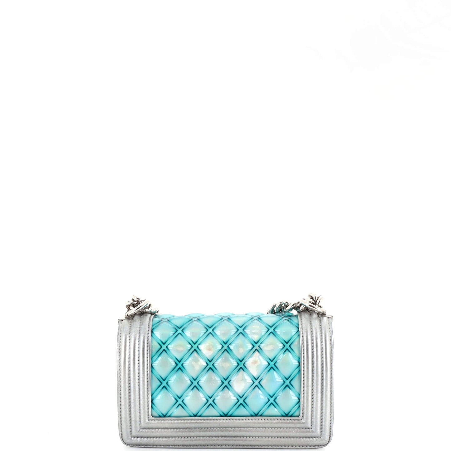 Chanel Boy Flap Bag Quilted Holographic