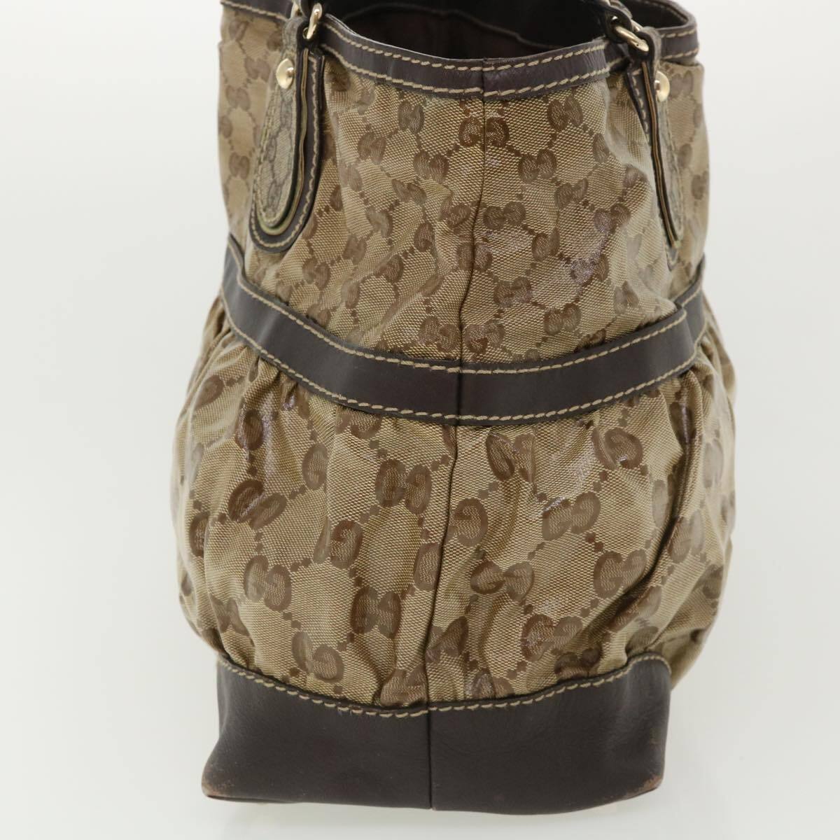 Gucci Leather Canvas Tote