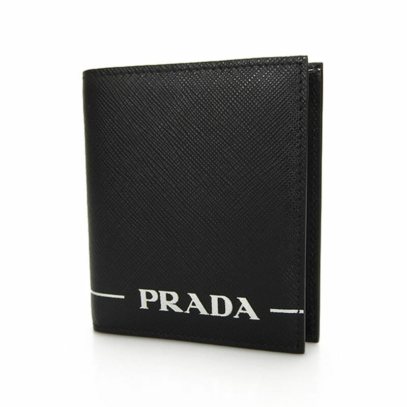PRADA Card Case 2MO004 leather black mens(Unisex)