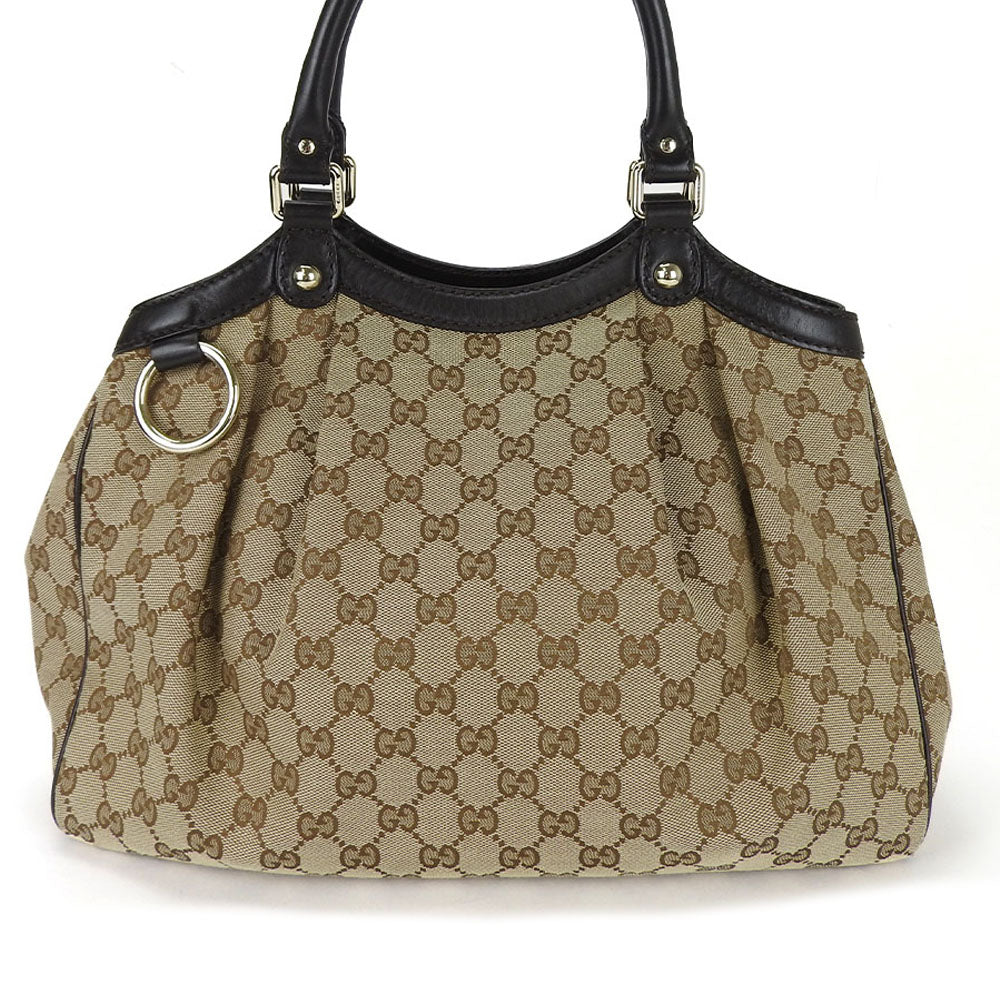 GUCCI Tote Bag 211944 GG canvas beige Sukey