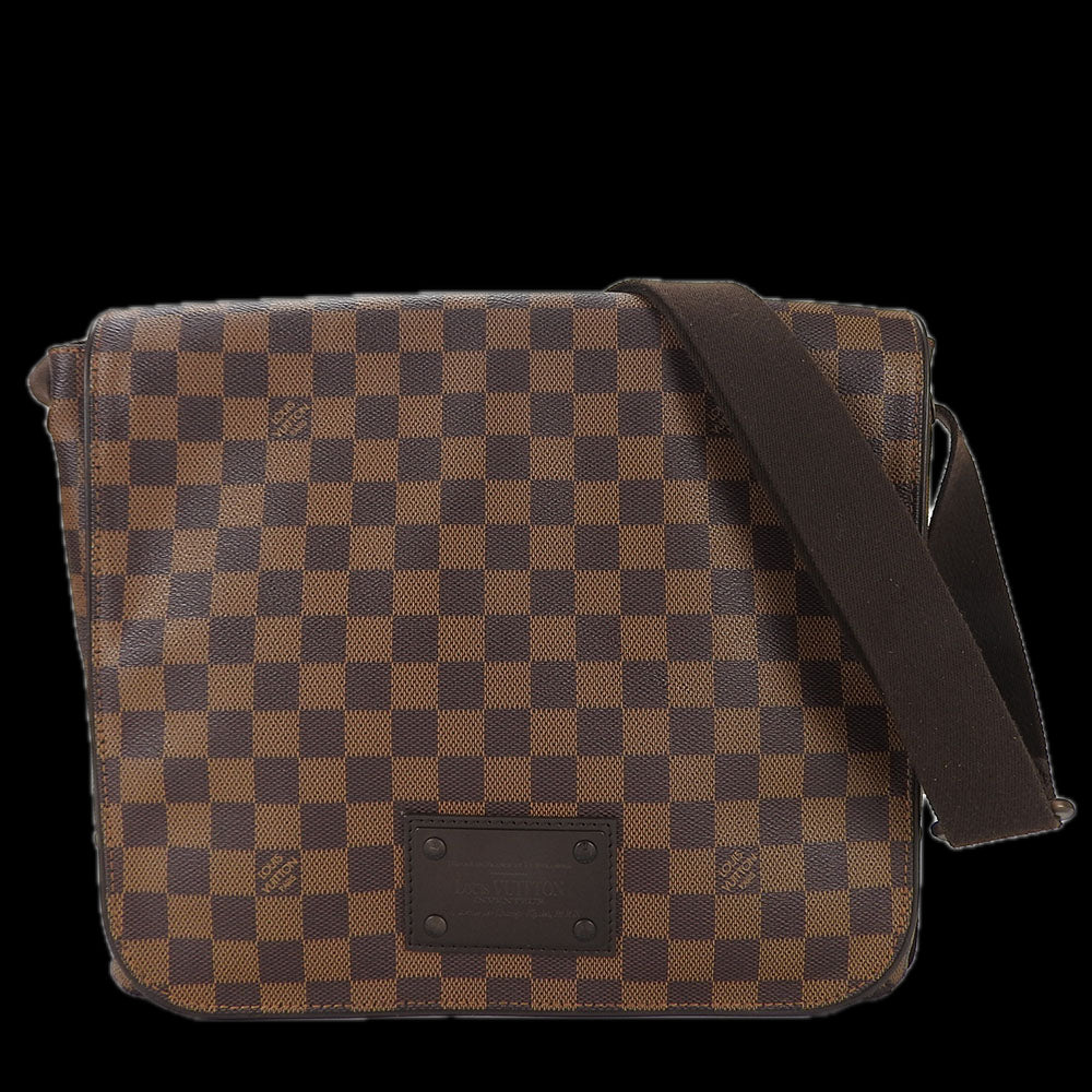 LOUIS VUITTON Shoulder Bag Damier Brown Brooklyn MM