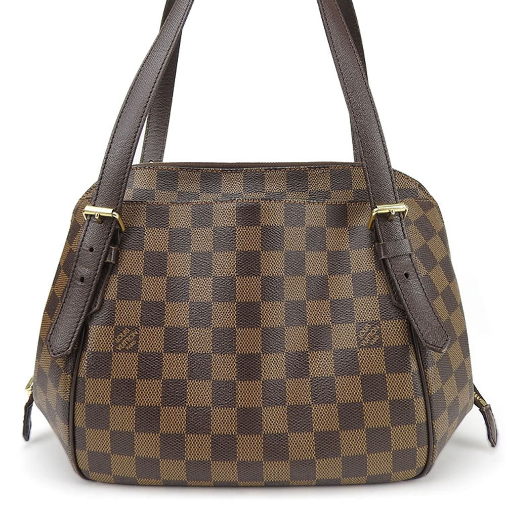 LOUIS VUITTON Shoulder Bag Damier canvas Brown Belem MM Women