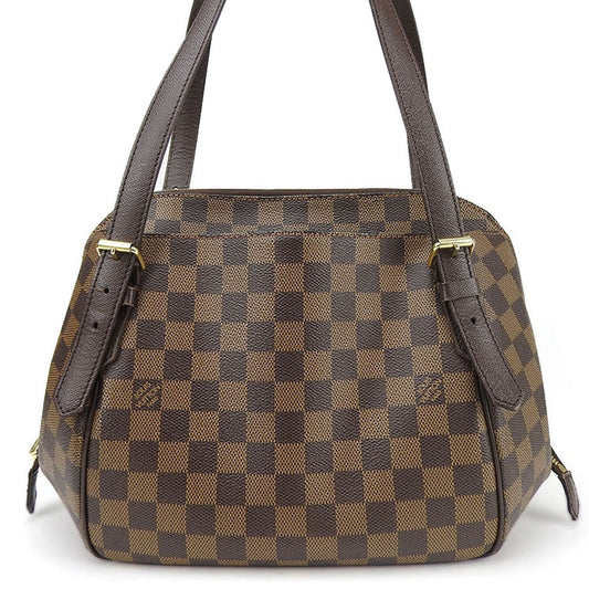 LOUIS VUITTON Shoulder Bag Damier canvas Brown Belem MM Women