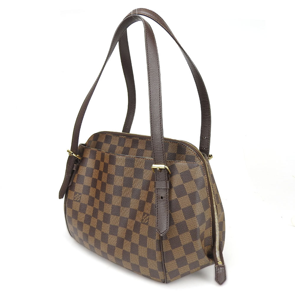 LOUIS VUITTON Shoulder Bag Damier canvas Brown Belem MM Women