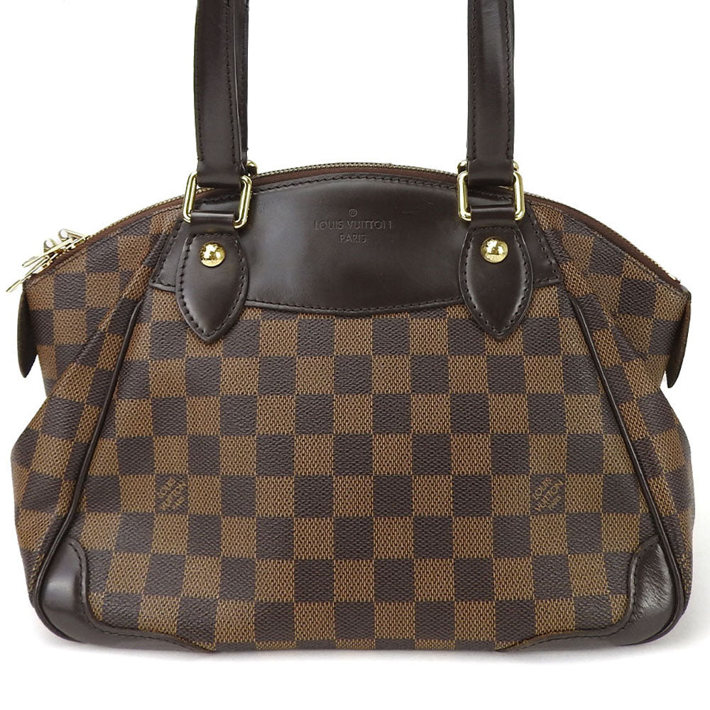 LOUIS VUITTON Handbag Damier Brown Verona PM