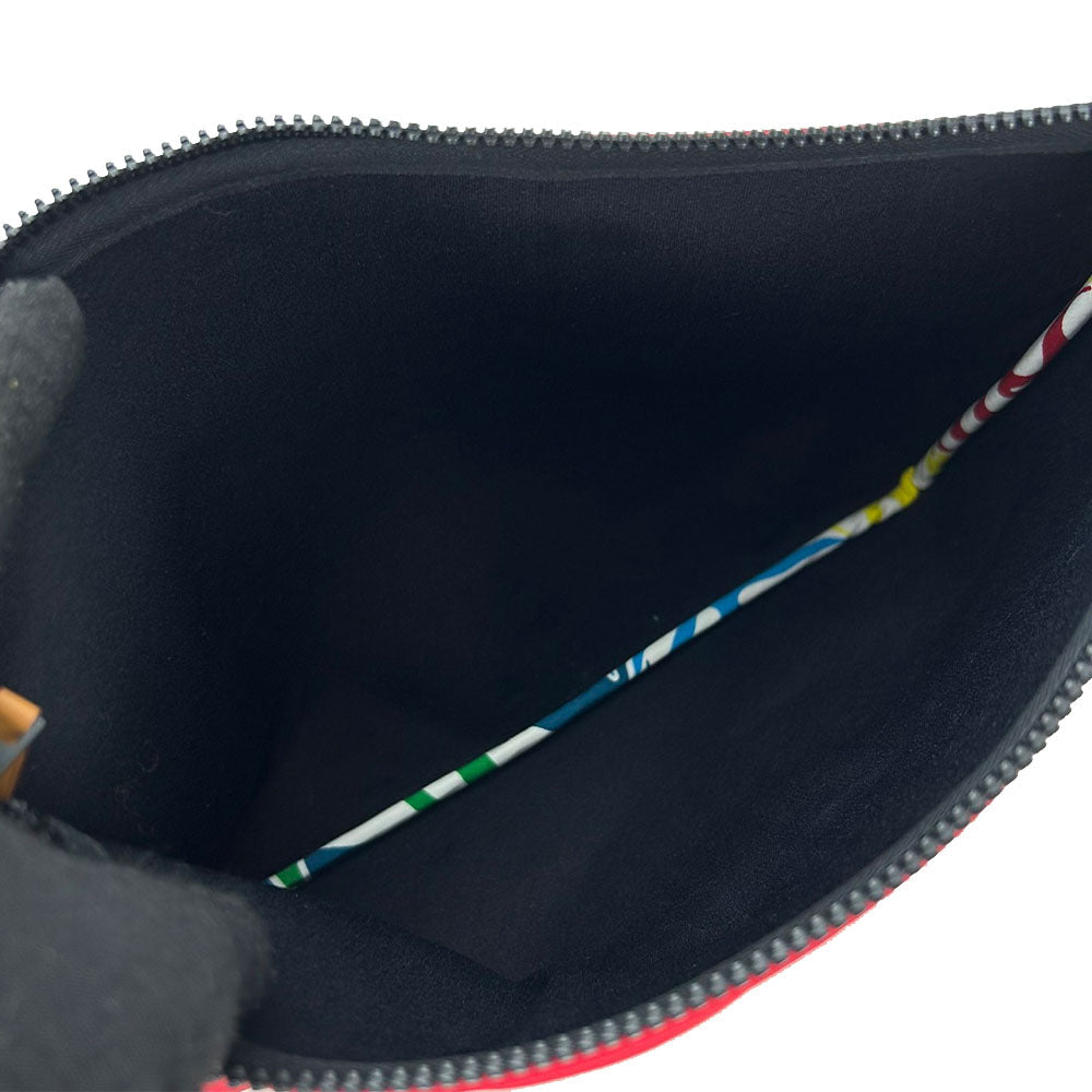 HERMES Pouch 80% Polyamide, 20% Elastane Red Neovan GM Women