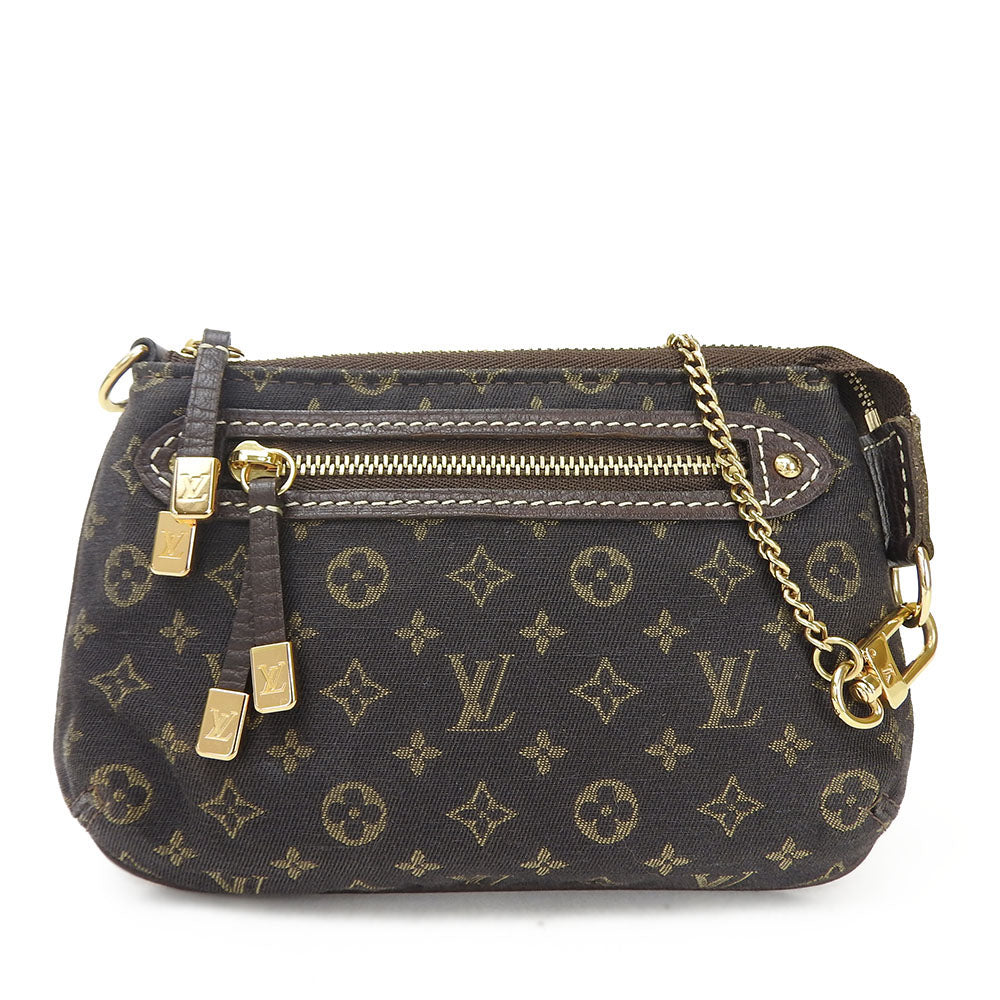 LOUIS VUITTON Accessory pouch Monogram mini run Brown Accessoires Women