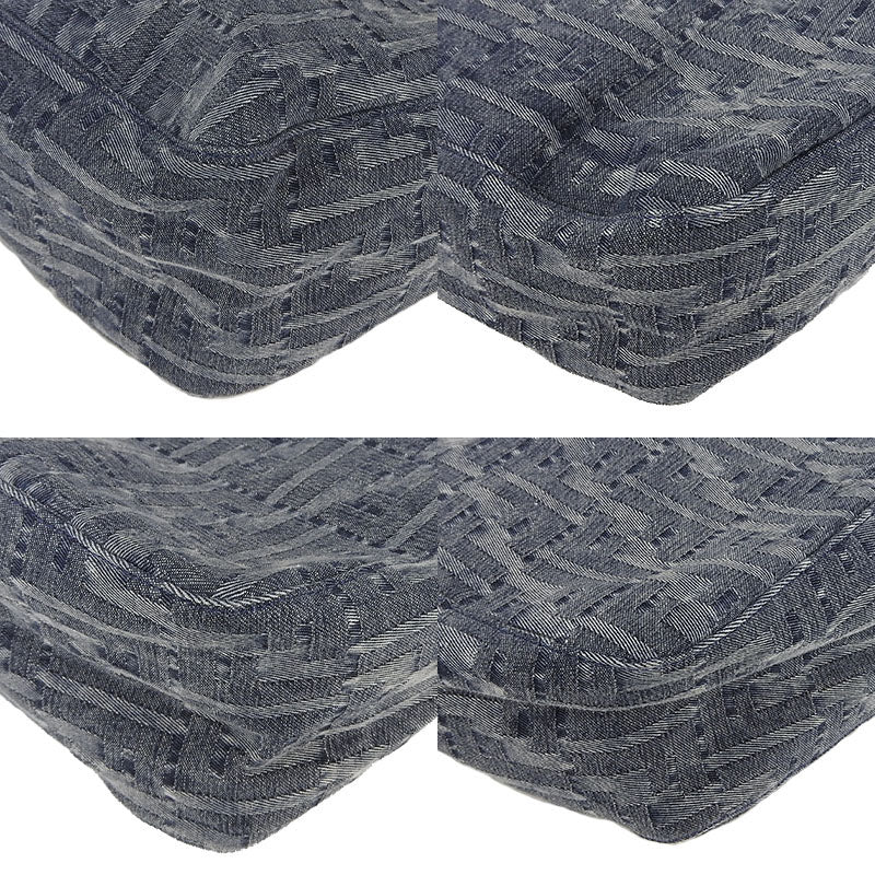 FENDI Shoulder Bag 7VA226 Denim, Leather blue Women