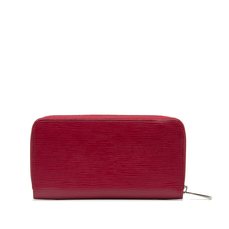 Louis Vuitton Epic Zippie Wallet Round Long Wallet M60305 Fushia Pearl Leather Louis Vuitton