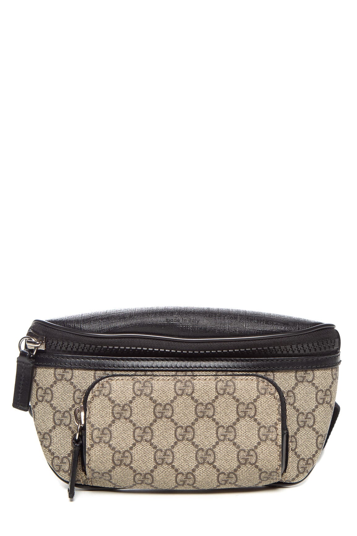 Gucci Black and GG Monogram Belt Bag