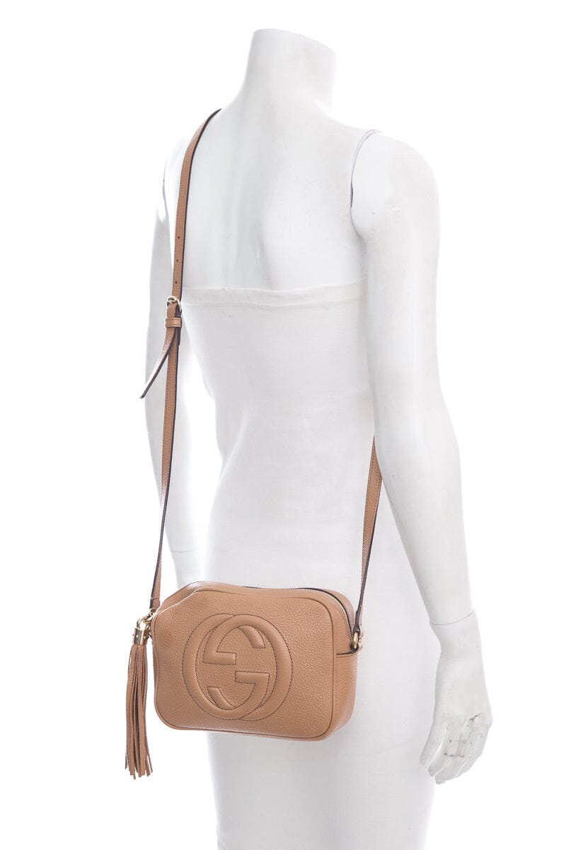 Gucci Soho Beige Leather Handbag
