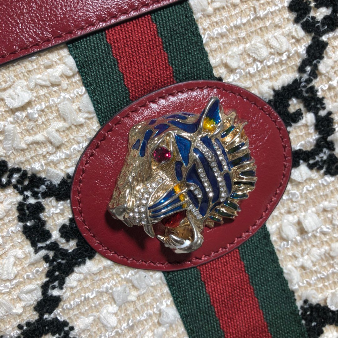 Gucci Tweed Wool Handbag Style 1