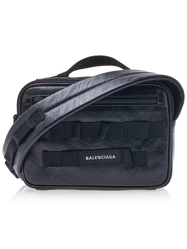 Luxury Balenciaga Trending 2026 Army Pouch Cross Bag Black