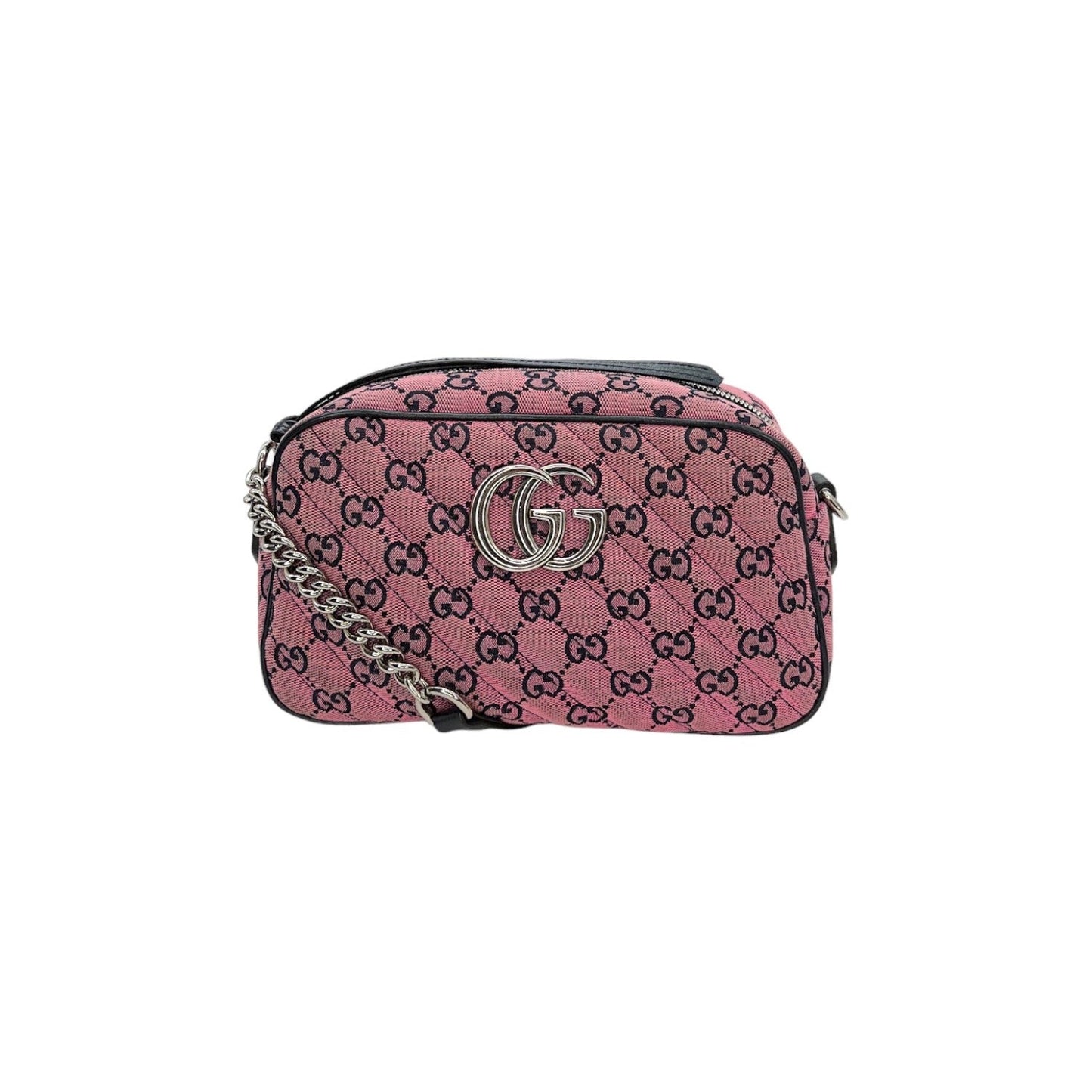 Gucci Monogram Leather Canvas Crossbody