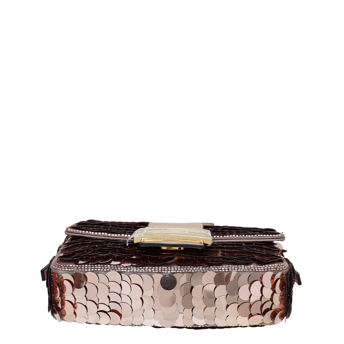 Fendi Baguette Pink Sequinned Mini Bag