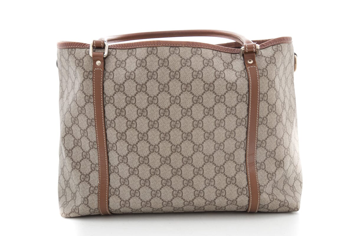 Gucci Leather Canvas Tote Style 13