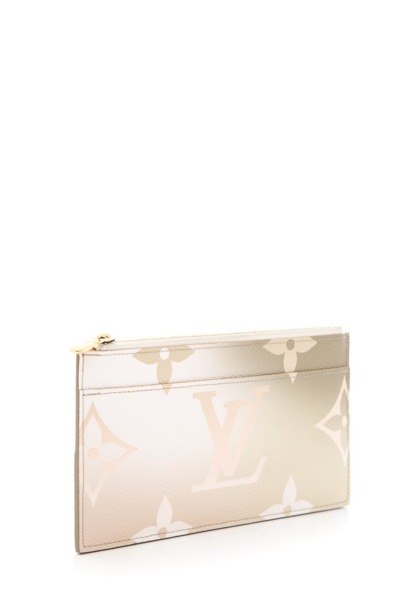 Louis Vuitton Monogram Sunset Khaki Slim Purse Wallet