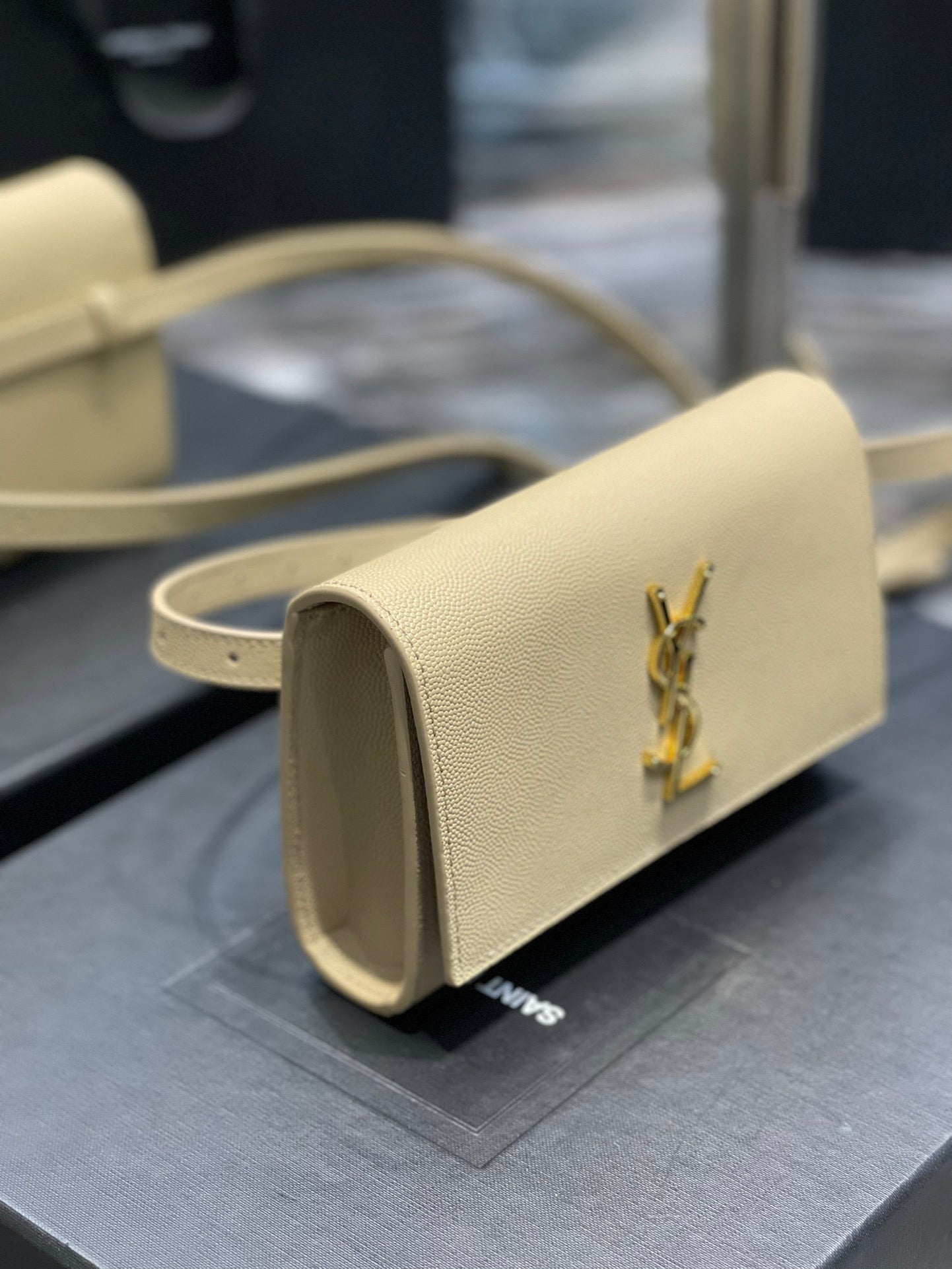 Yves Saint Laurent Kate Belt Bag Beige