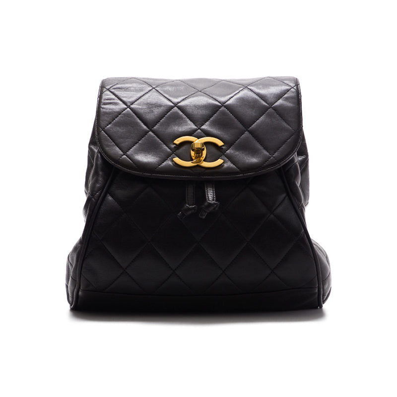 CHANEL CHANEL Matrasse Decacoco Chain Rucksack Black Bag Chain Rucksack Lady Chain Rucksack Hybrid ? Delivery? Chain Rucksack