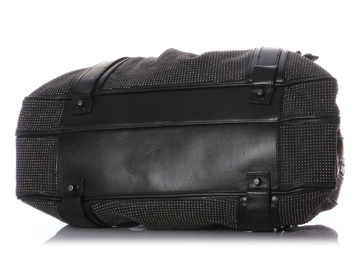 Burberry Small Studded Black Knight Bag