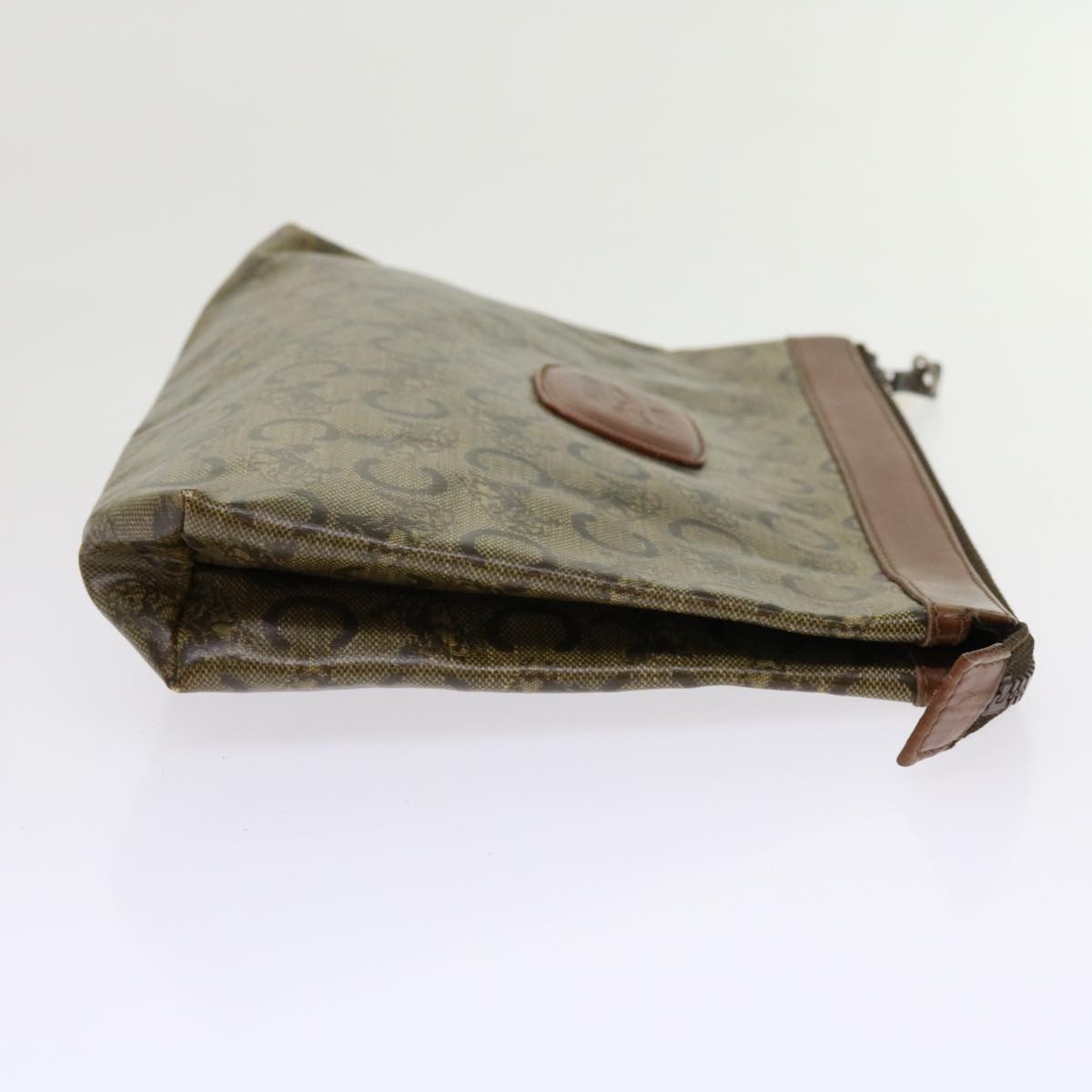 Luxury CELINE Macadam Canvas Clutch Bag Coated Canvas 4Set Beige Brown 10462
