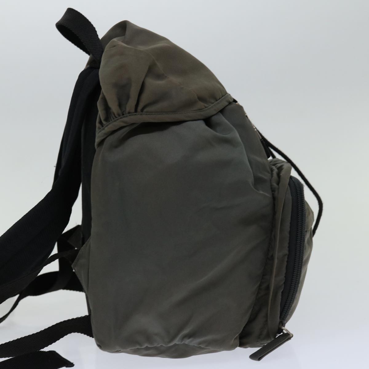 PRADA Backpack Nylon Gray Auth bs12211