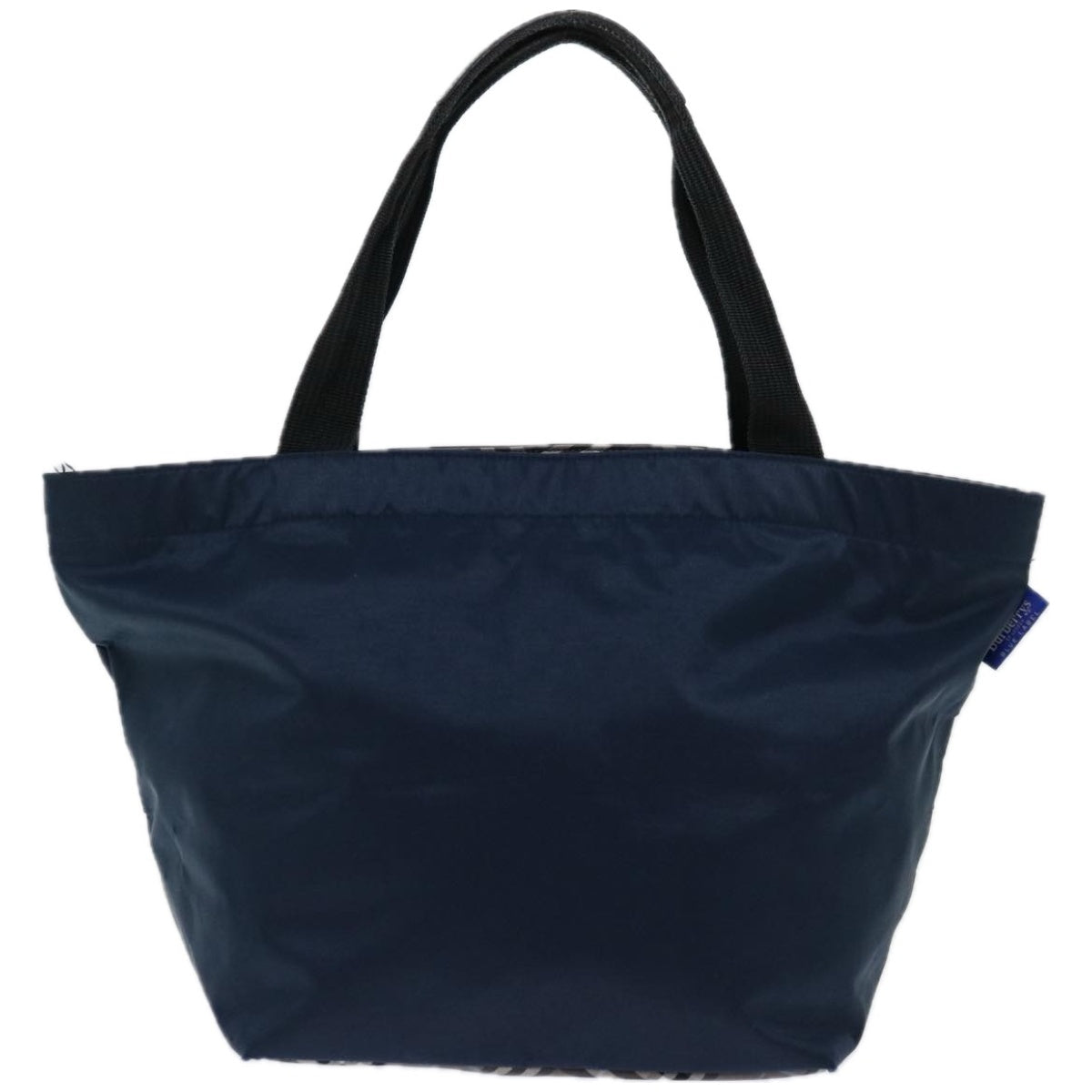 BURBERRYSs Blue Label Hand Bag Nylon Navy Auth bs12309