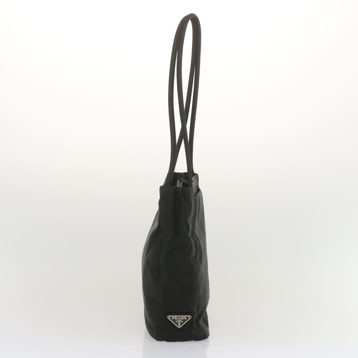 PRADA Shoulder Bag Nylon Black Auth bs12830