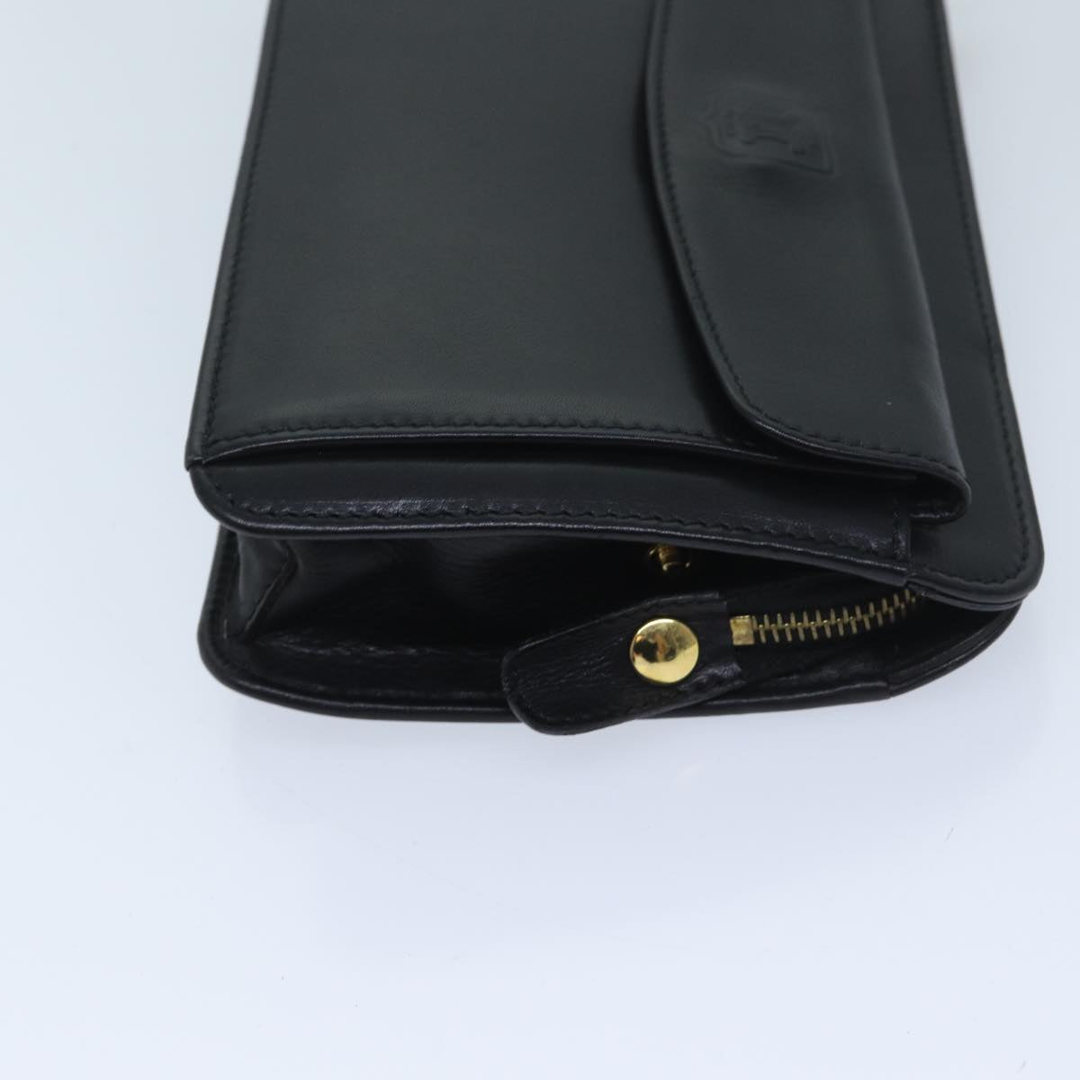 Luxury CELINE Clutch Bag Leather Black 13276